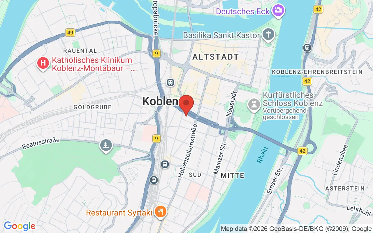 Zulassungsstelle Mayen-Koblenz auf der Karte