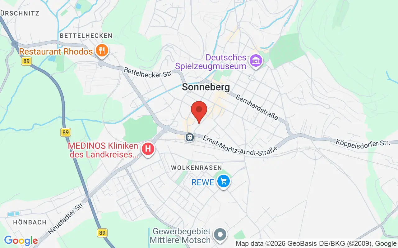 Zulassungsstelle Sonneberg auf der Karte
