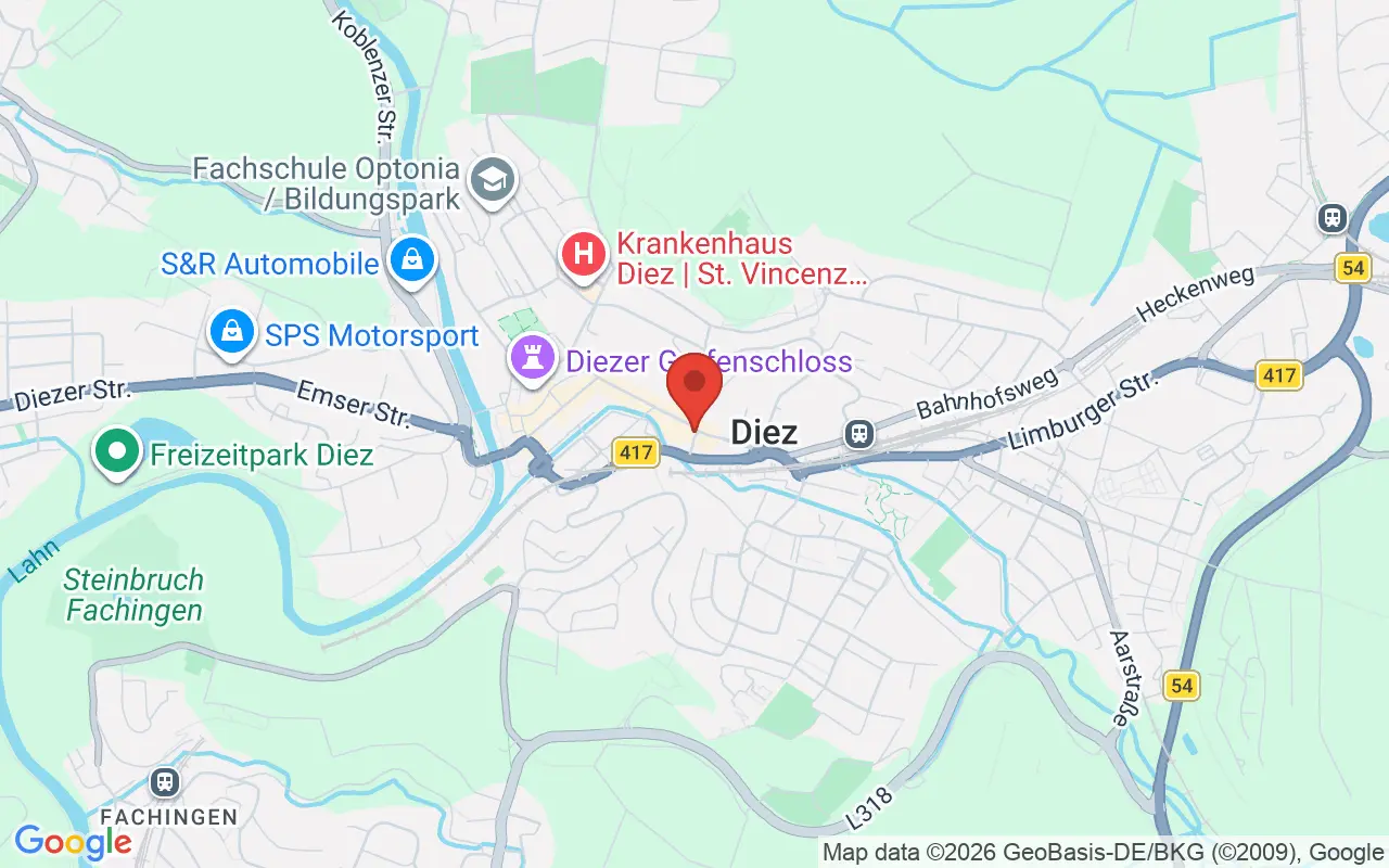 Zulassungsstelle Diez auf der Karte
