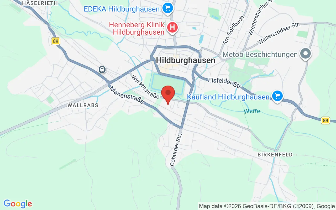 Zulassungsstelle Hildburghausen auf der Karte