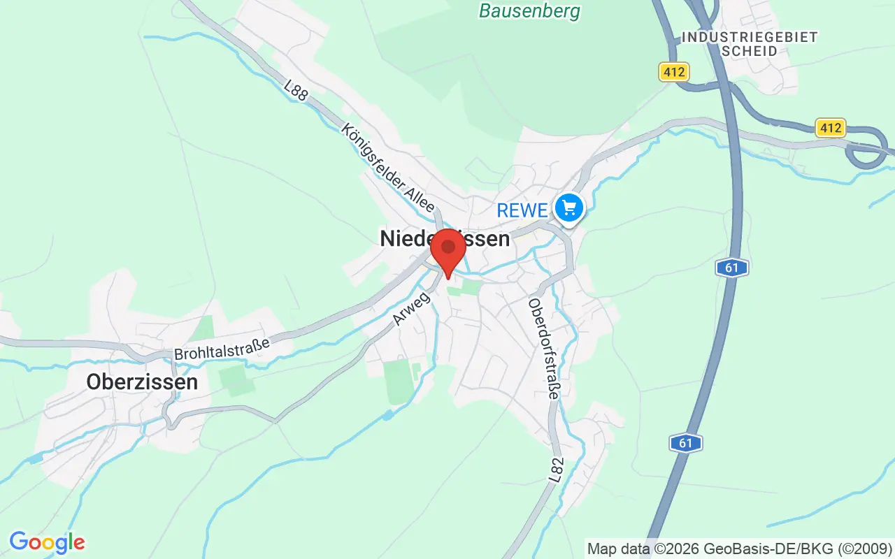 Zulassungsstelle Niederzissen auf der Karte