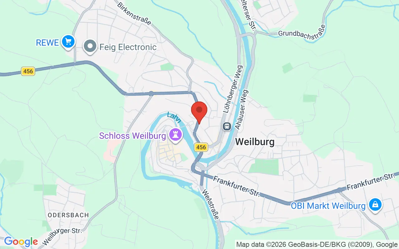 Zulassungsstelle Weilburg auf der Karte