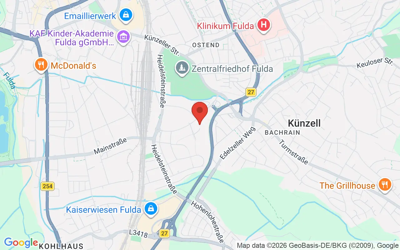 Zulassungsstelle Fulda auf der Karte