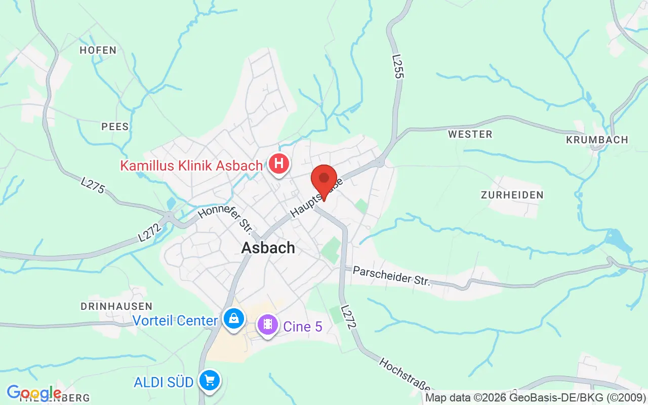 Zulassungsstelle Asbach auf der Karte