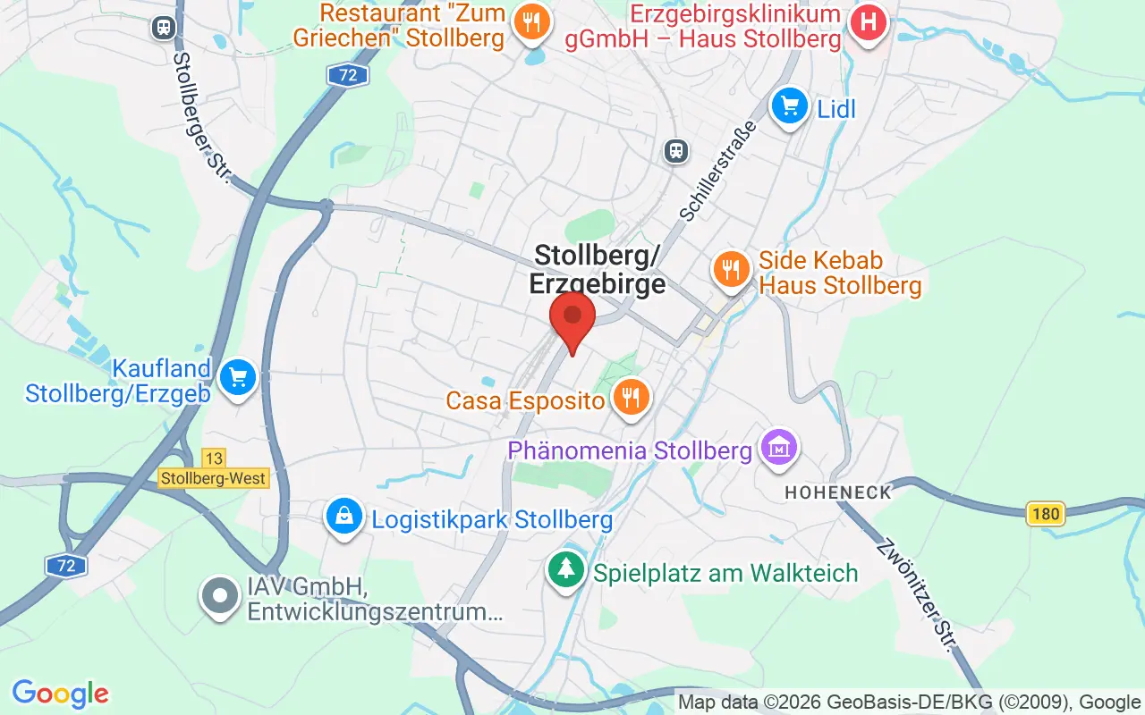 Zulassungsstelle Stollberg auf der Karte