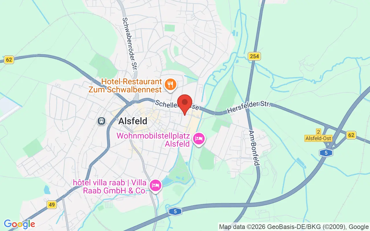 Zulassungsstelle Alsfeld auf der Karte