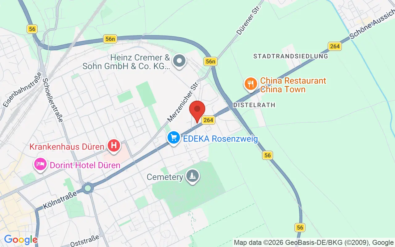Zulassungsstelle Düren auf der Karte
