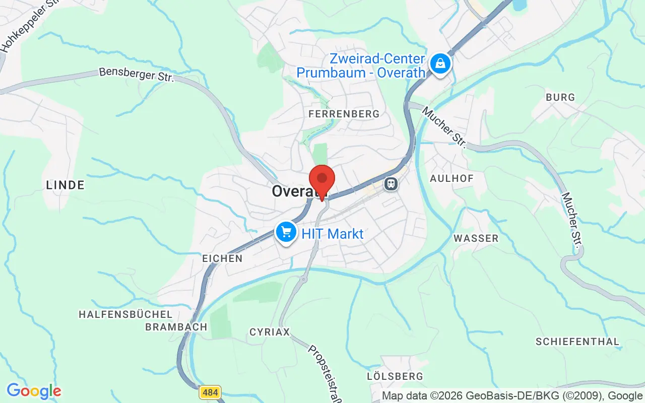 Zulassungsstelle Overath auf der Karte