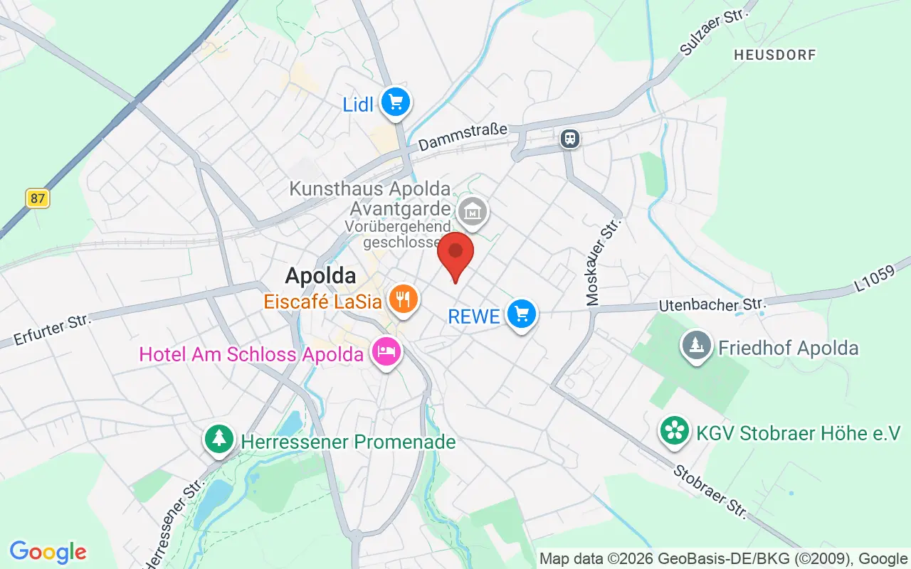 Zulassungsstelle Apolda auf der Karte