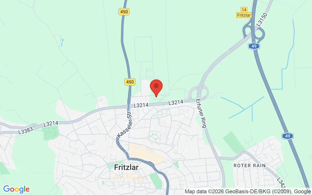 Zulassungsstelle Fritzlar auf der Karte