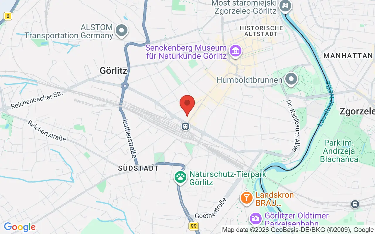 Zulassungsstelle Görlitz auf der Karte