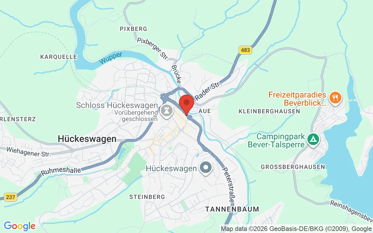 Zulassungsstelle Horb am Hückeswagen auf der Karte