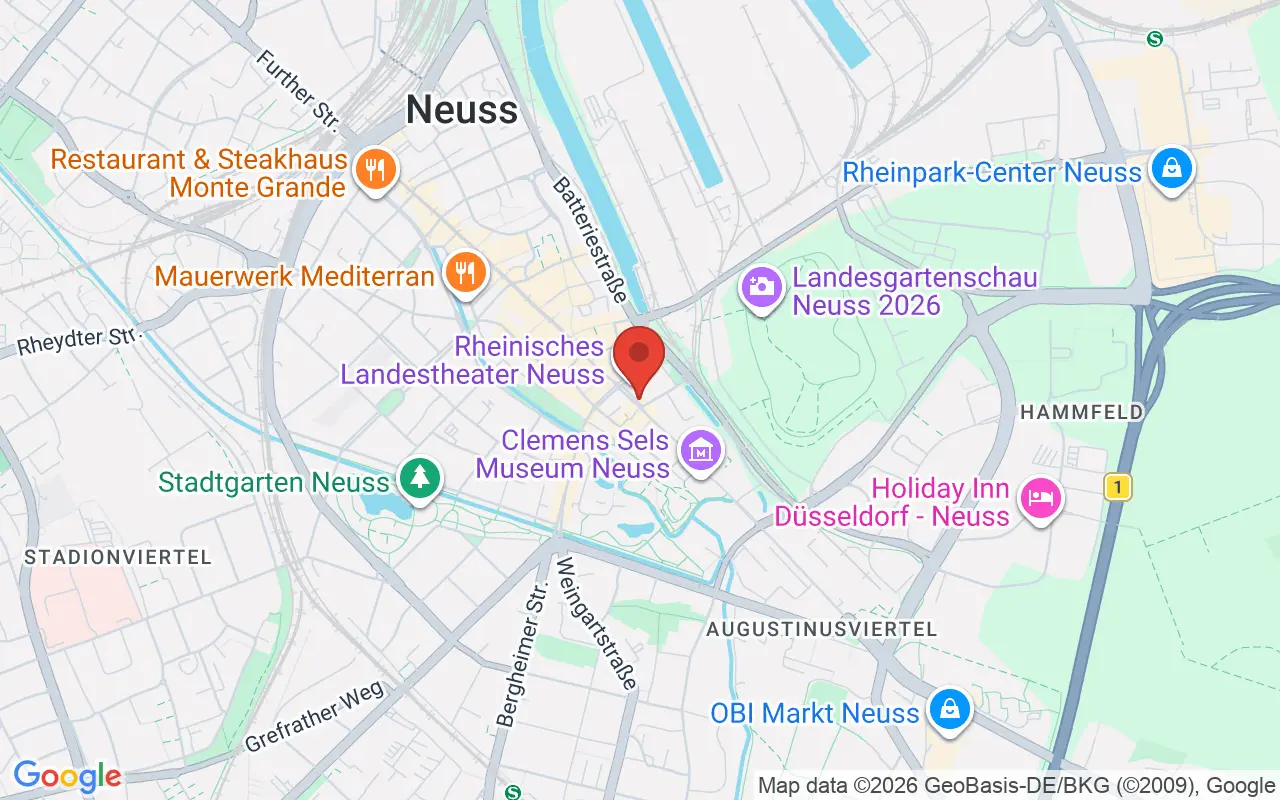 Zulassungsstelle Rhein-Kreis Neuss auf der Karte