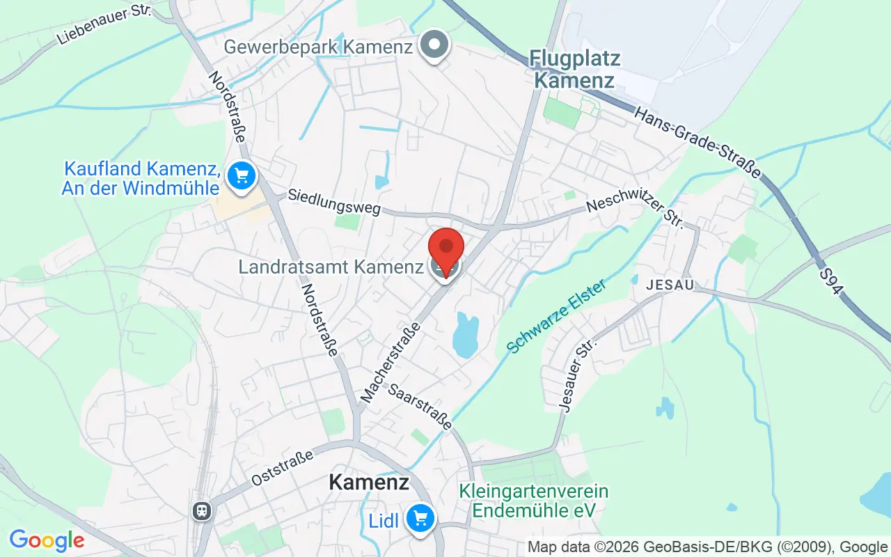 Zulassungsstelle Kamenz auf der Karte