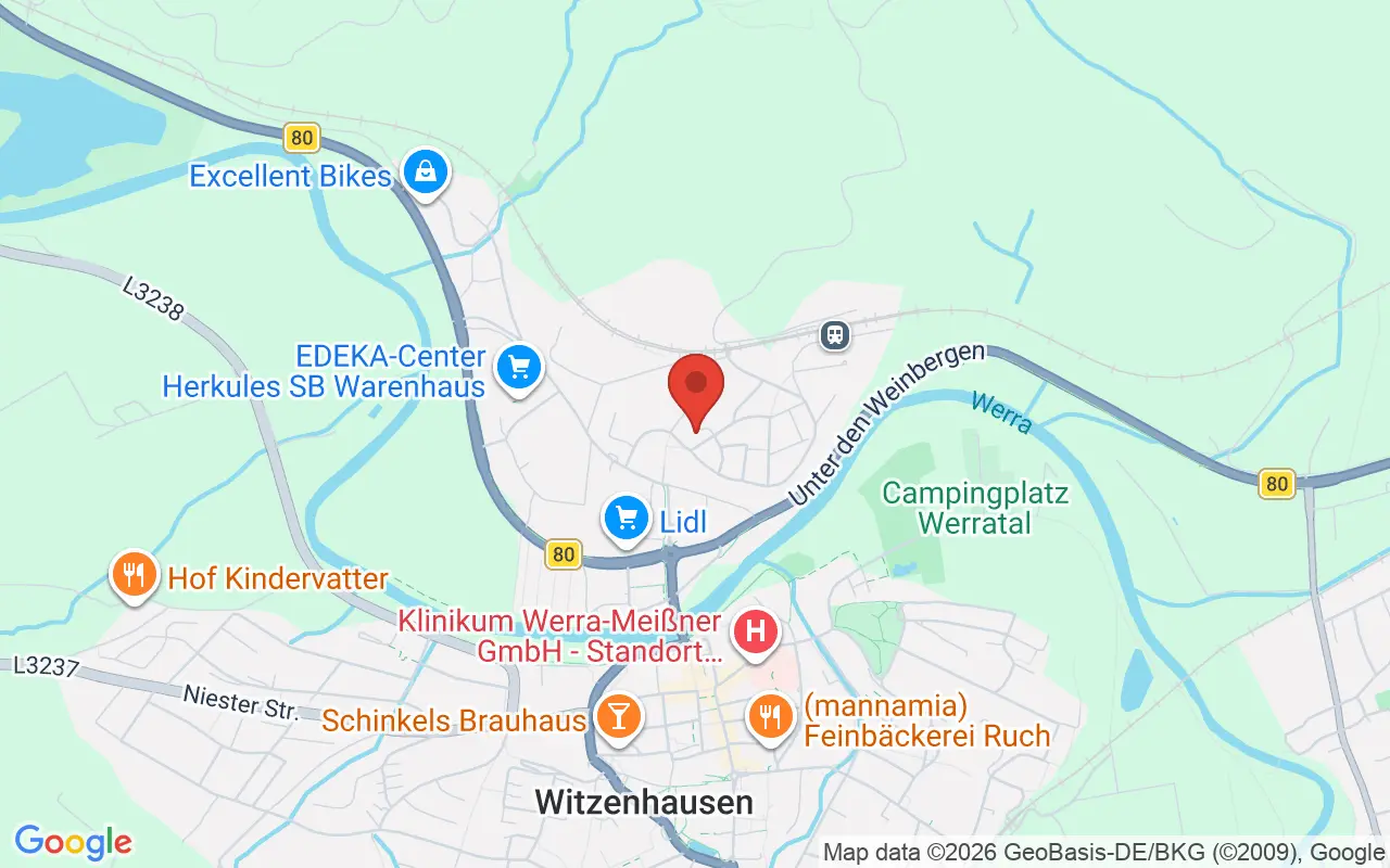 Zulassungsstelle Witzenhausen auf der Karte