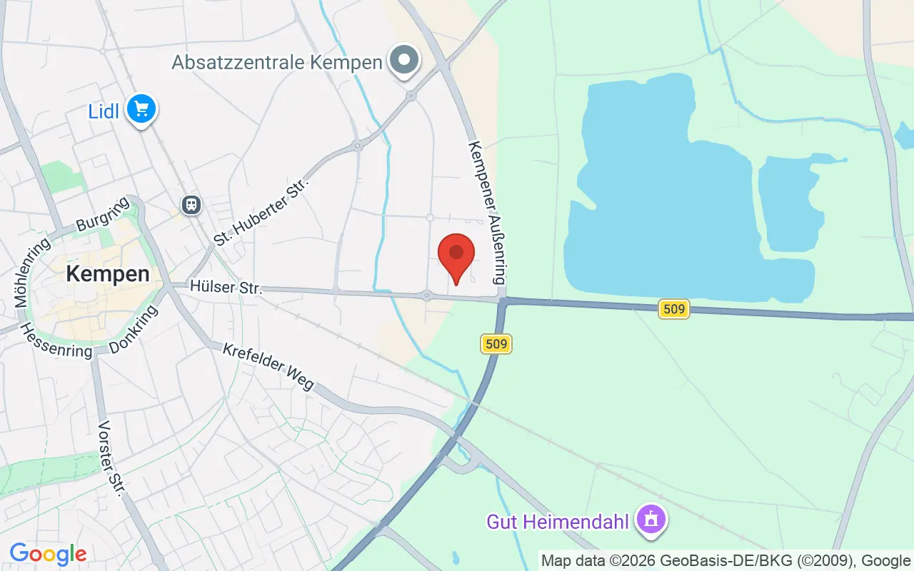 Zulassungsstelle Kempen auf der Karte