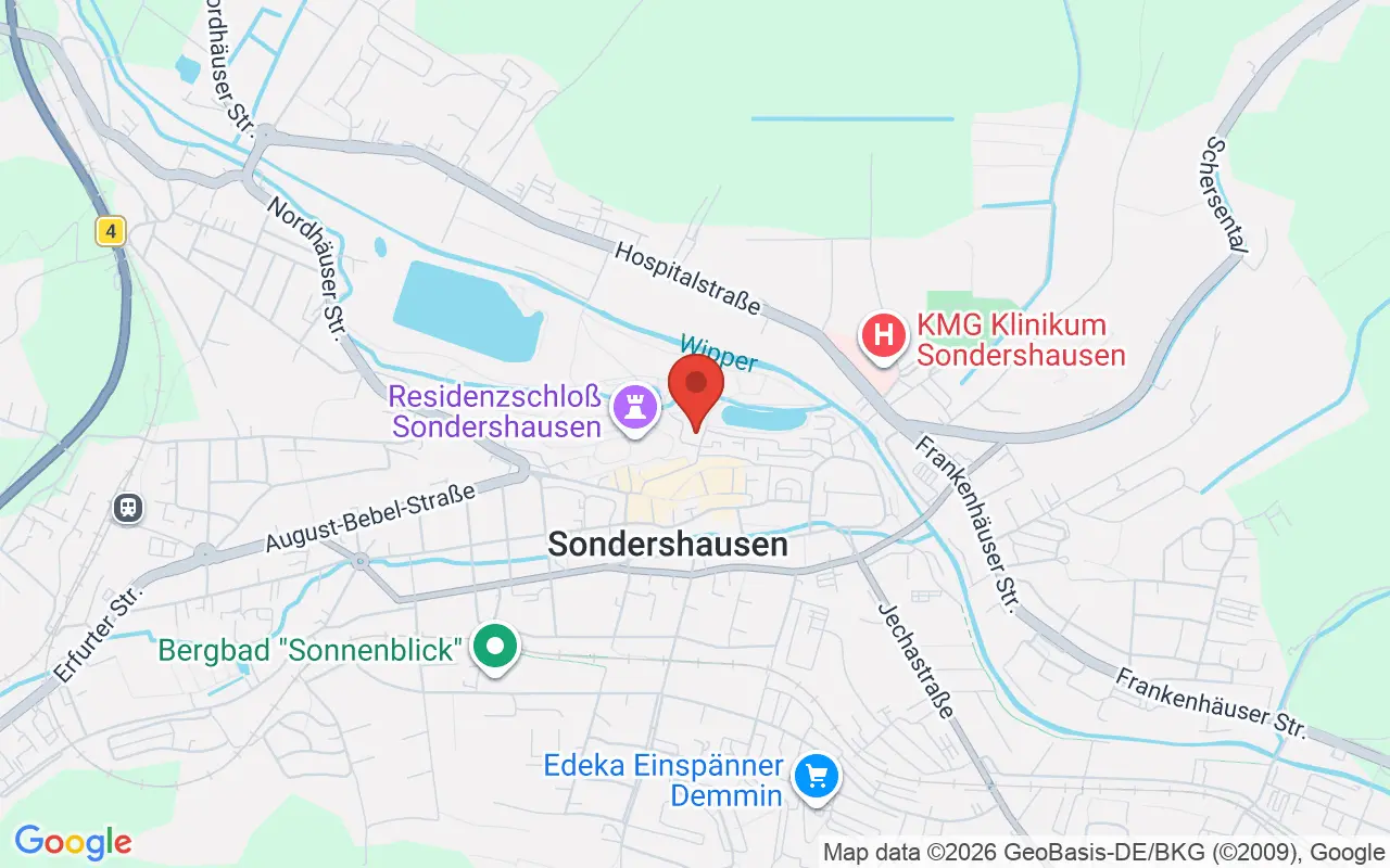Zulassungsstelle Sondershausen auf der Karte