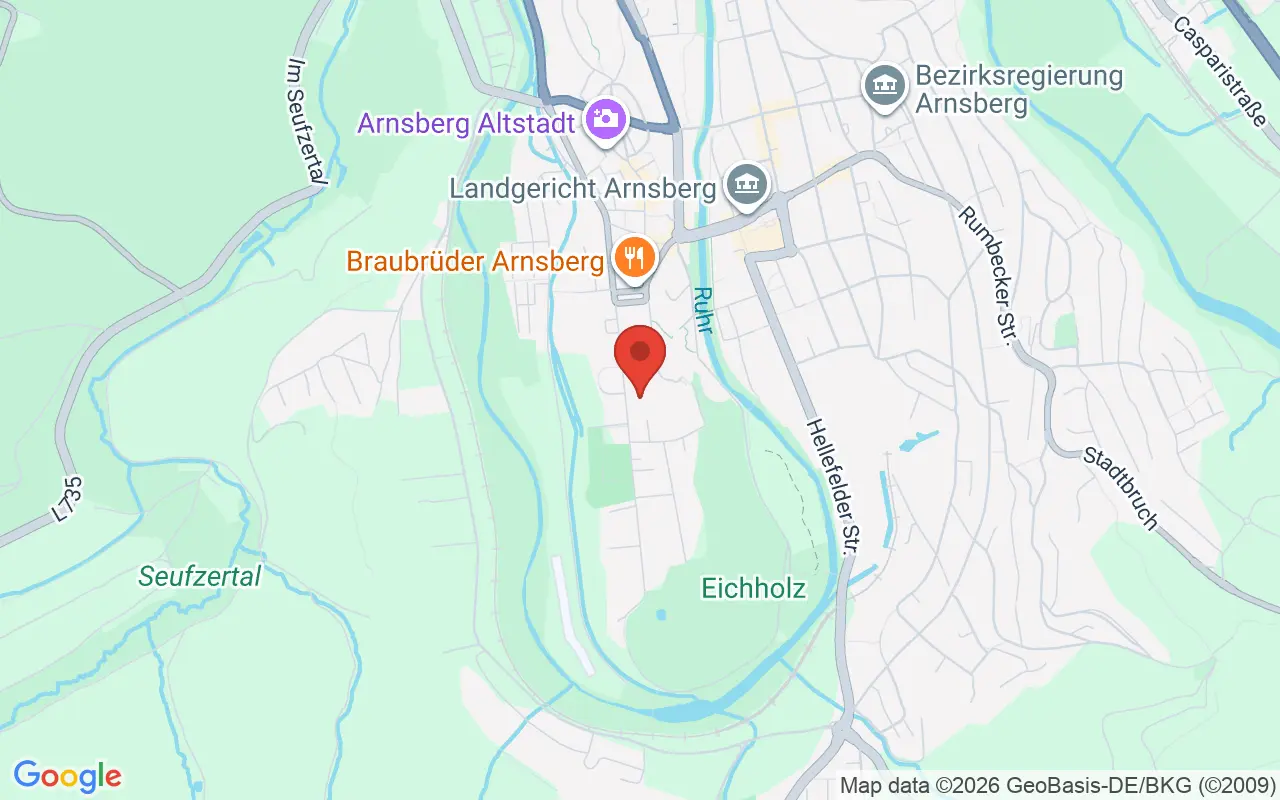 Zulassungsstelle Arnsberg auf der Karte
