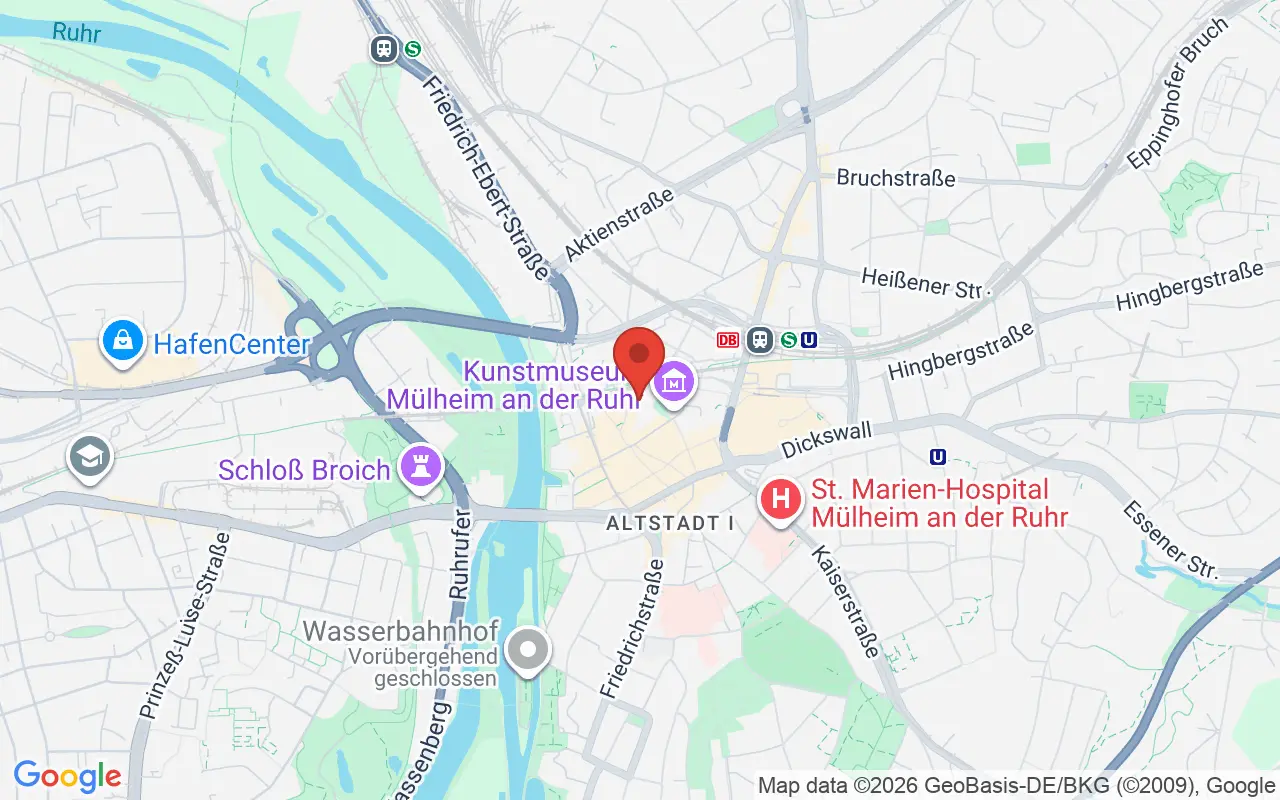 Zulassungsstelle Mülheim an der Ruhr auf der Karte