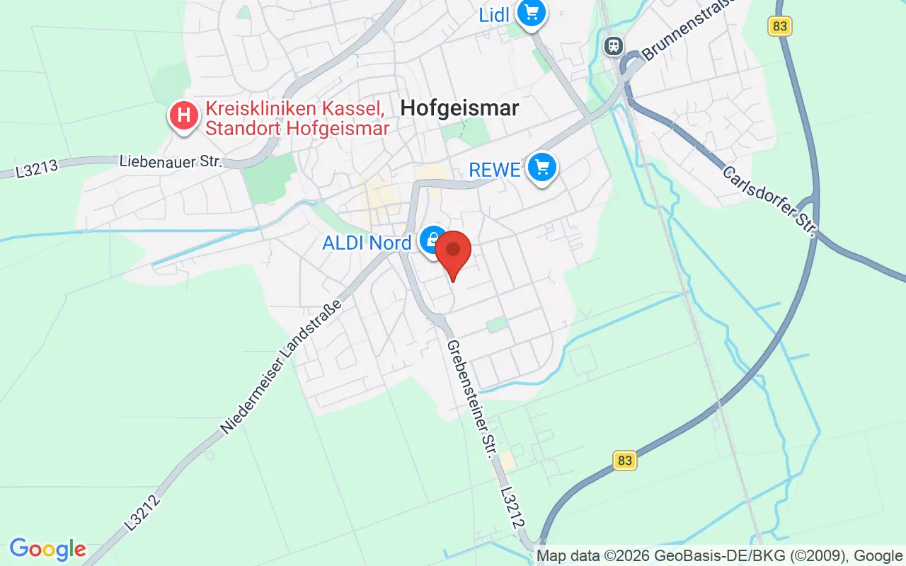 Zulassungsstelle Hofgeismar auf der Karte