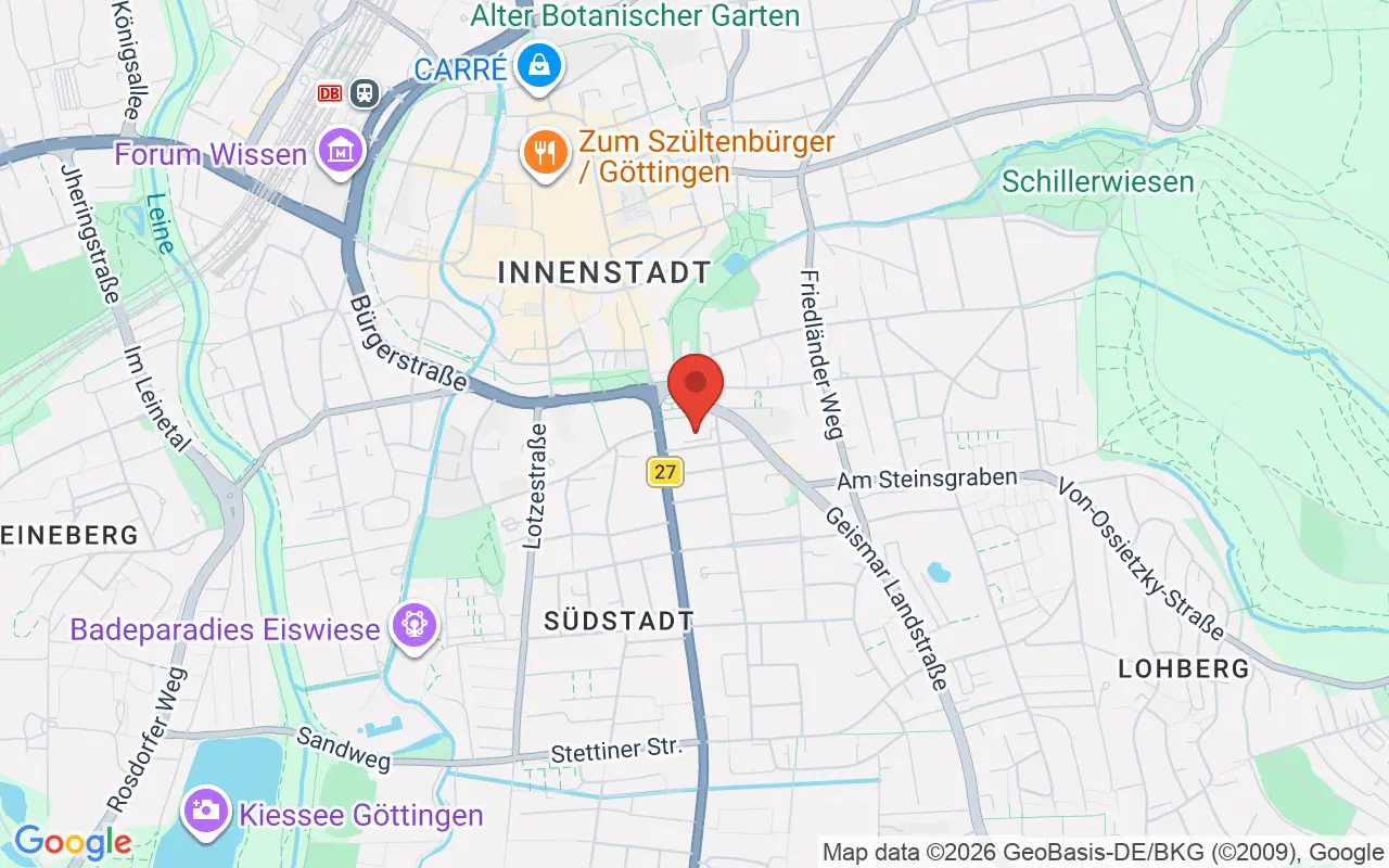 Zulassungsstelle Göttingen auf der Karte