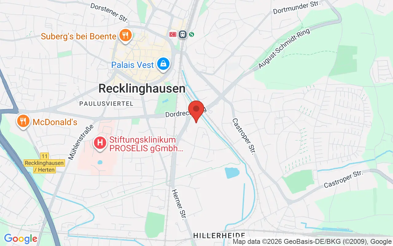Zulassungsstelle Recklinghausen auf der Karte