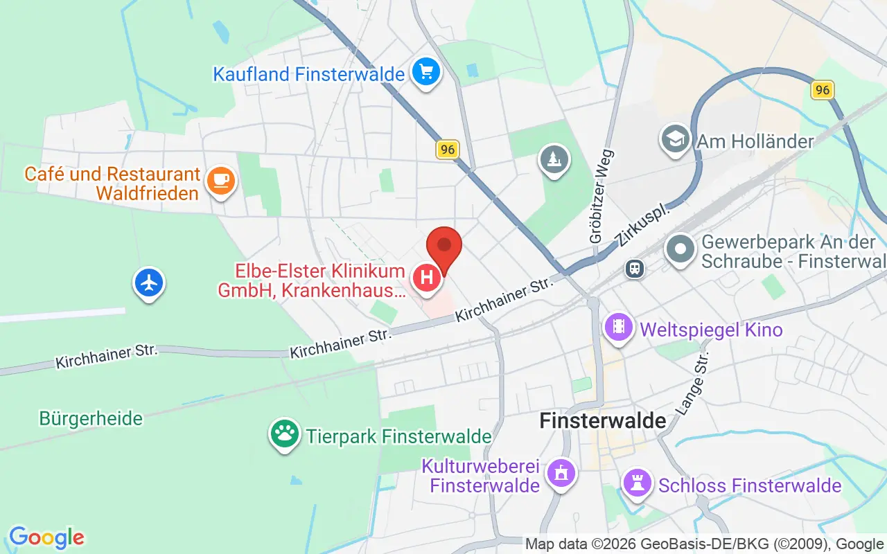 Zulassungsstelle Finsterwalde auf der Karte