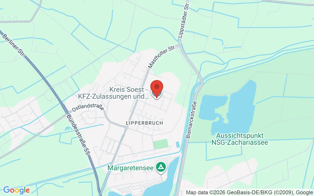 Zulassungsstelle Lippstadt auf der Karte