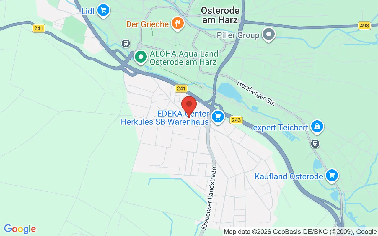 Zulassungsstelle Osterode am Harz auf der Karte