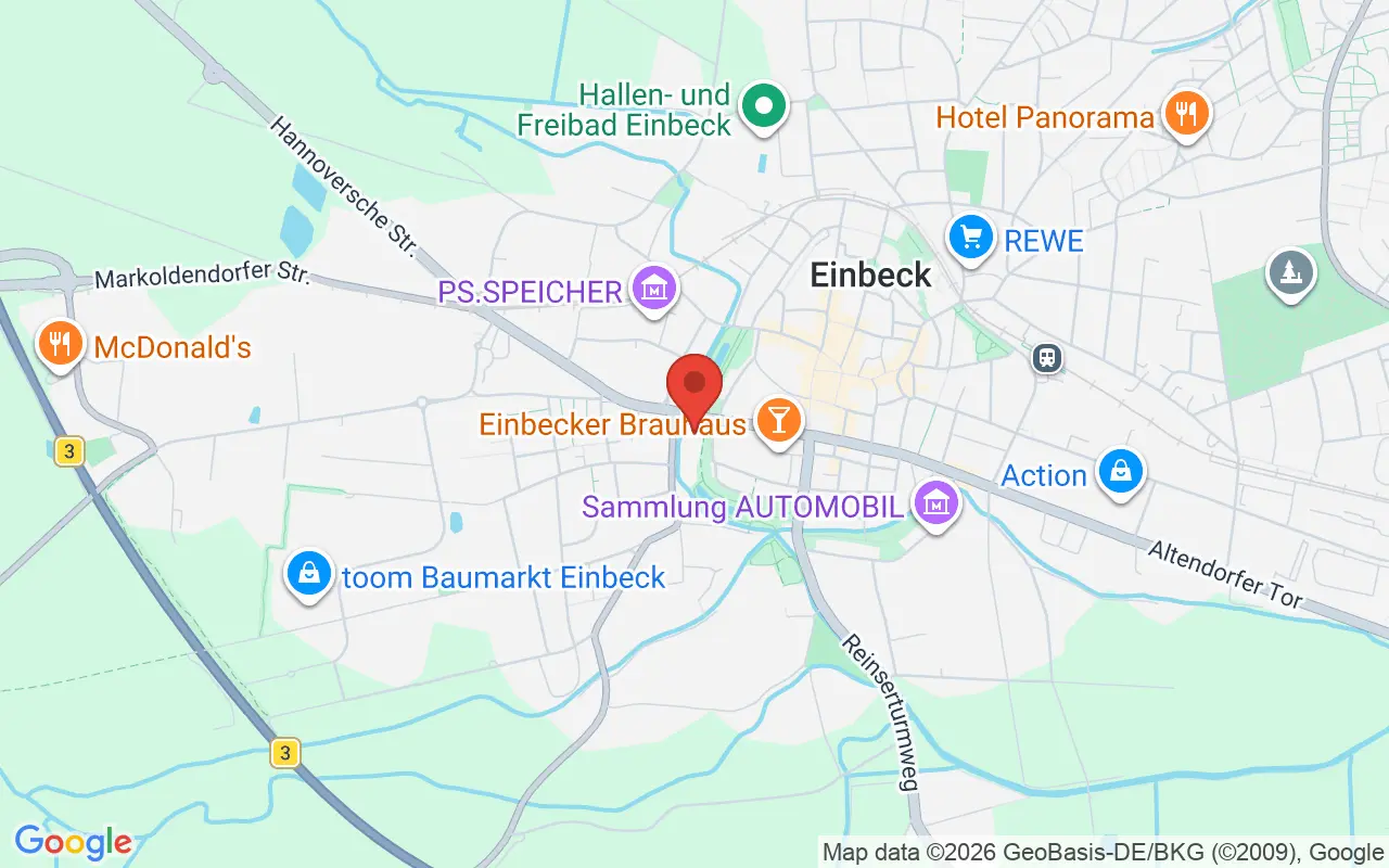Zulassungsstelle Einbeck auf der Karte