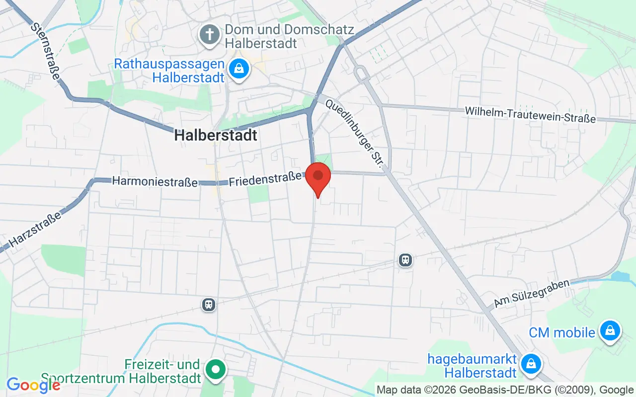 Zulassungsstelle Halberstadt auf der Karte