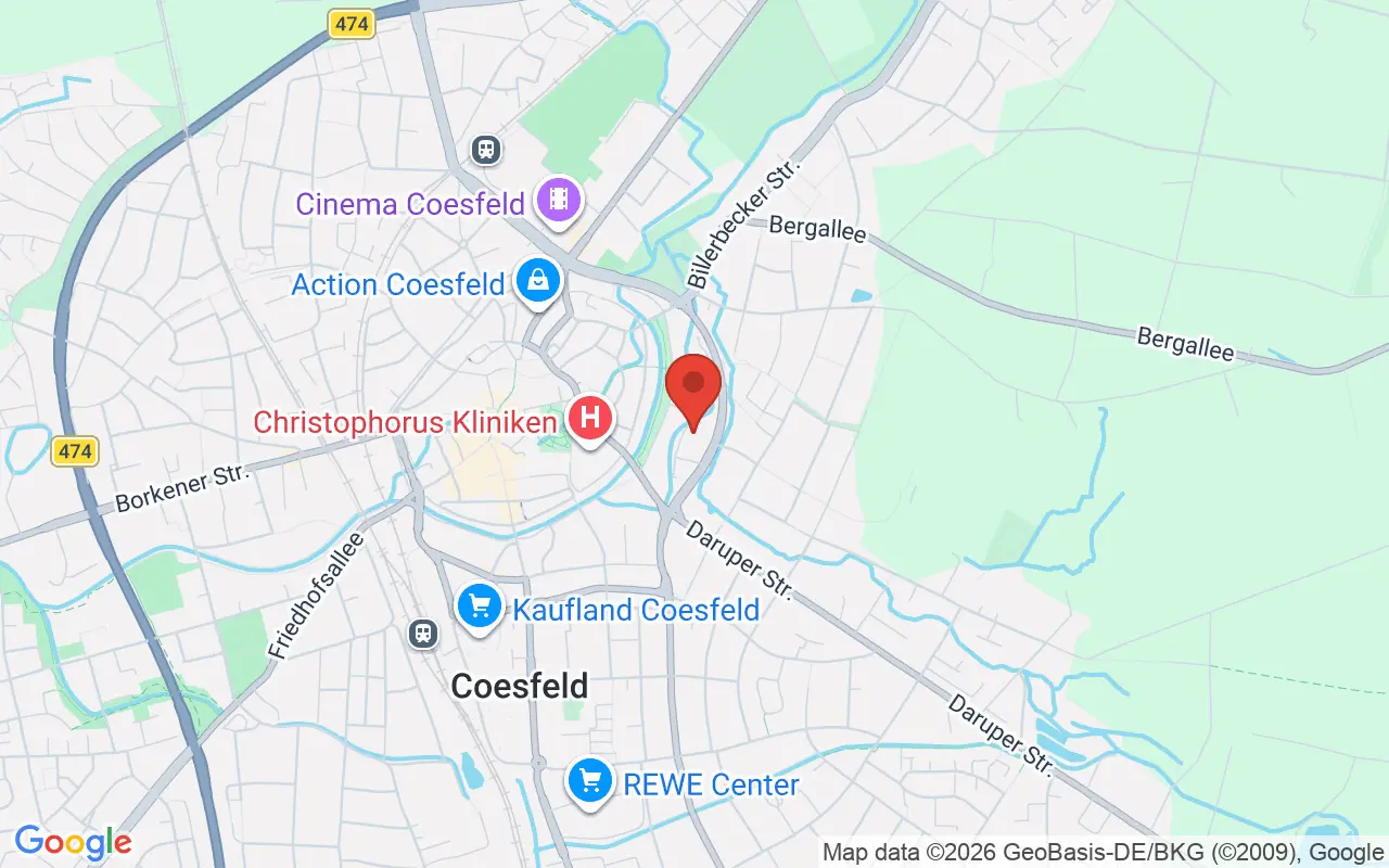 Zulassungsstelle Coesfeld auf der Karte