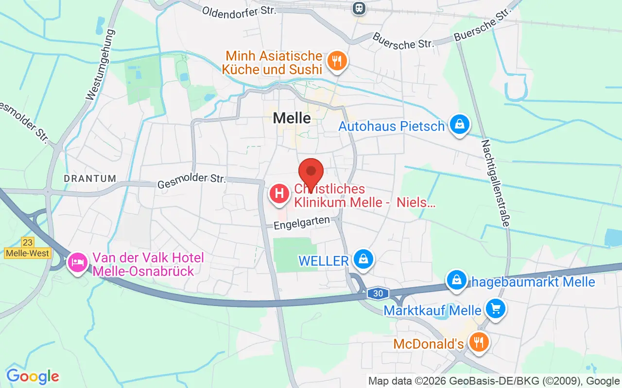 Zulassungsstelle Melle auf der Karte