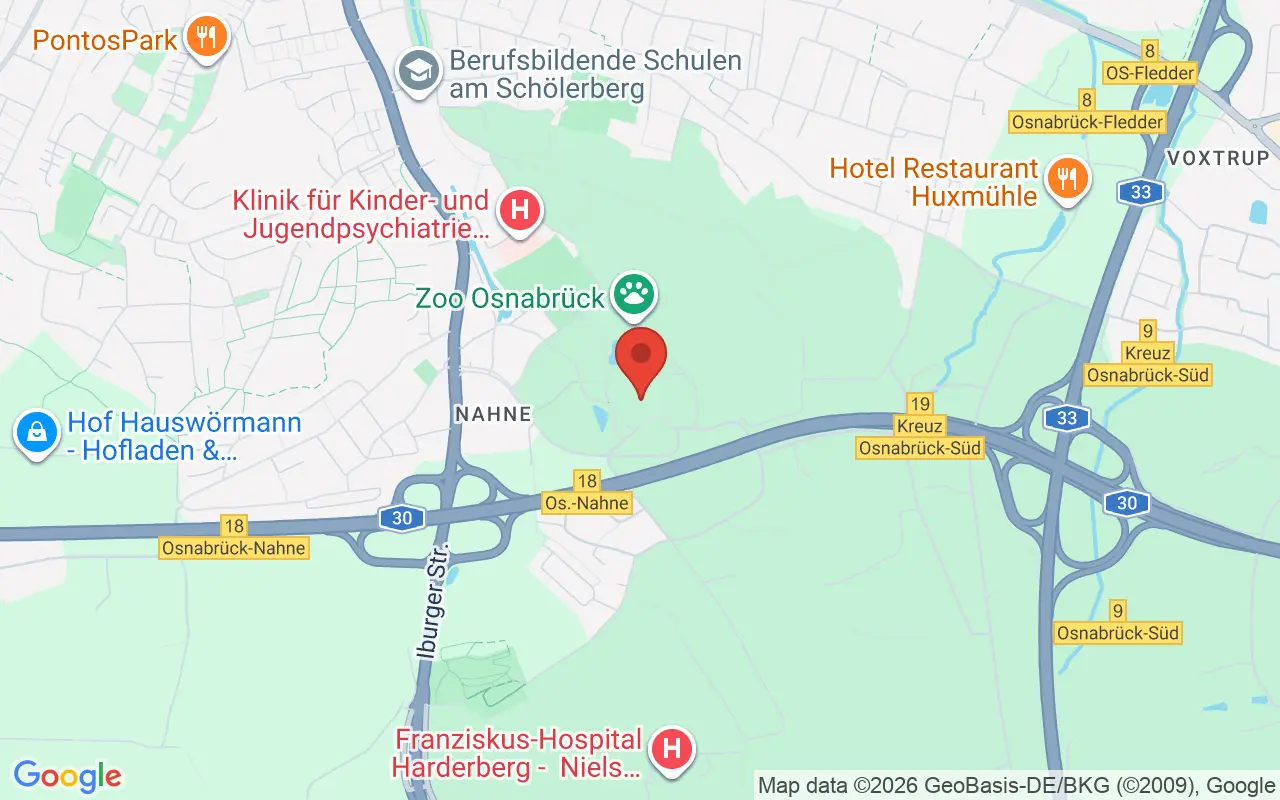 Zulassungsstelle Osnabrück Kreis auf der Karte