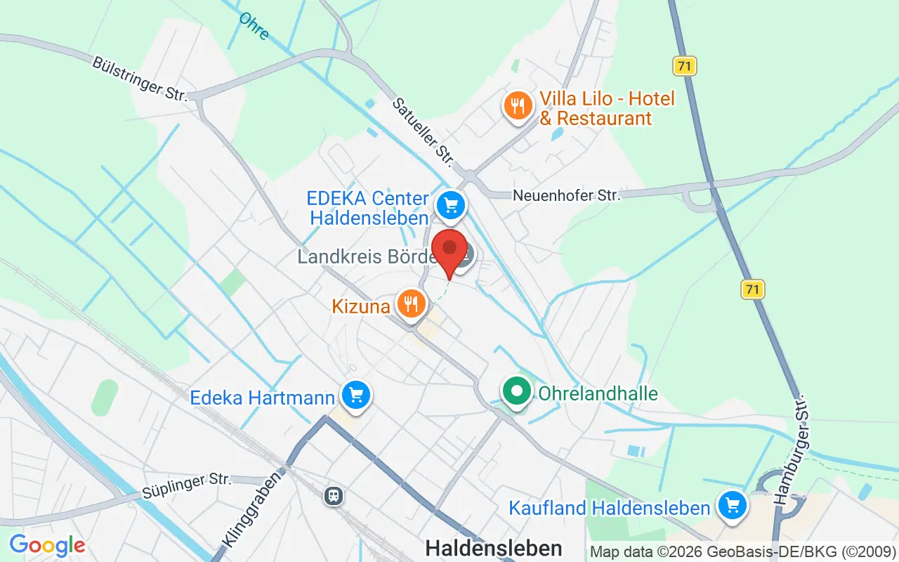 Zulassungsstelle Ohrekreis auf der Karte