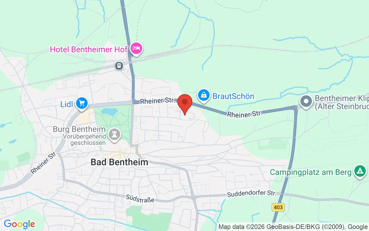 Zulassungsstelle Bad Bentheim auf der Karte