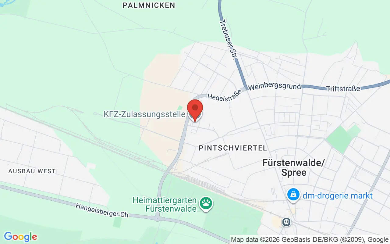 Zulassungsstelle Oder-Spree auf der Karte