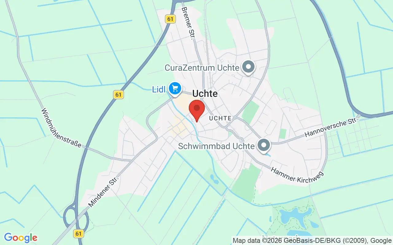 Zulassungsstelle Uchte auf der Karte