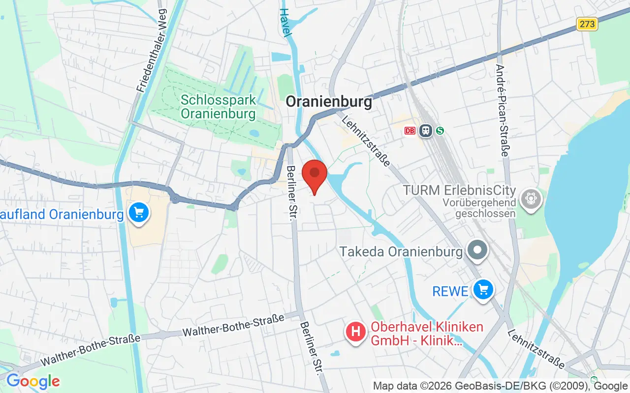 Zulassungsstelle Oranienburg auf der Karte