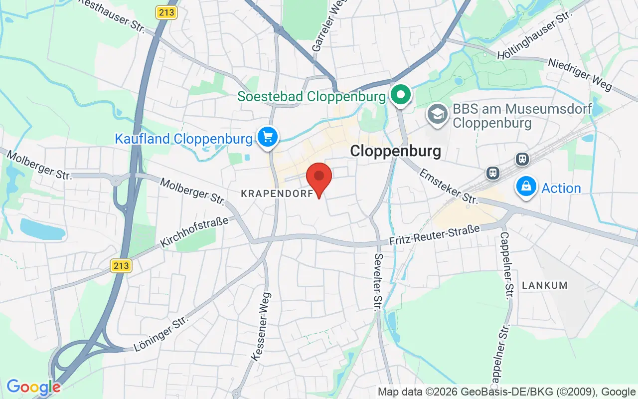 Zulassungsstelle Cloppenburg auf der Karte