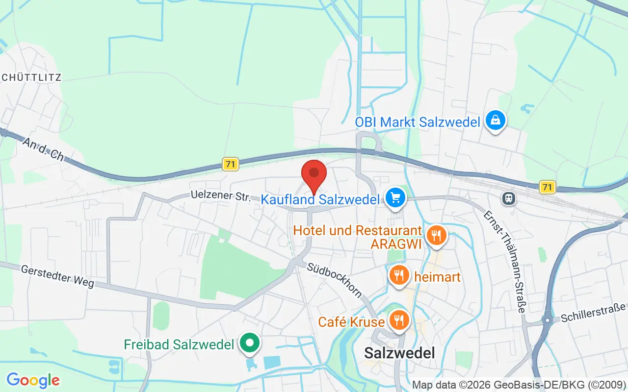 Zulassungsstelle Salzwedel auf der Karte