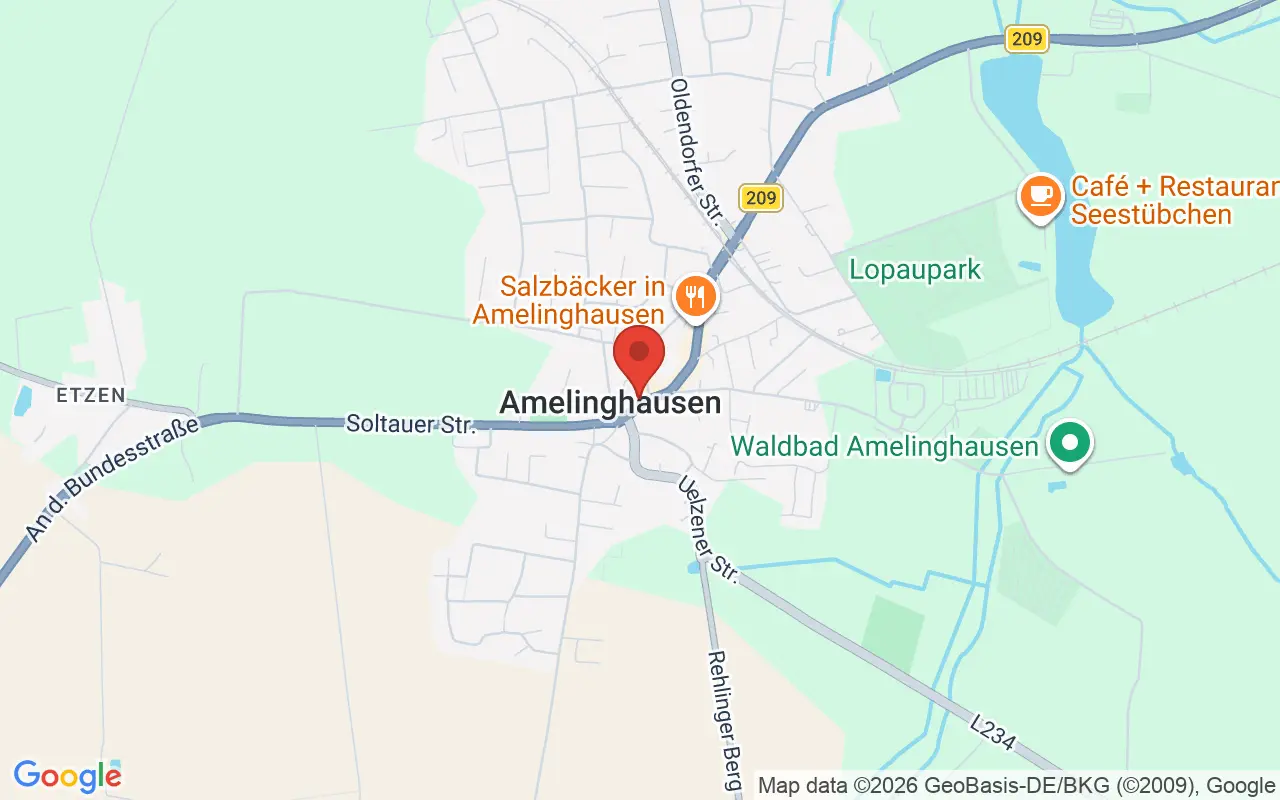 Zulassungsstelle Amelinghausen auf der Karte