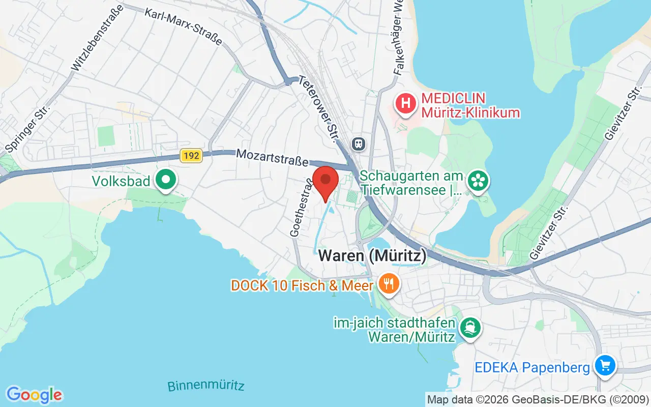 Zulassungsstelle Müritz auf der Karte