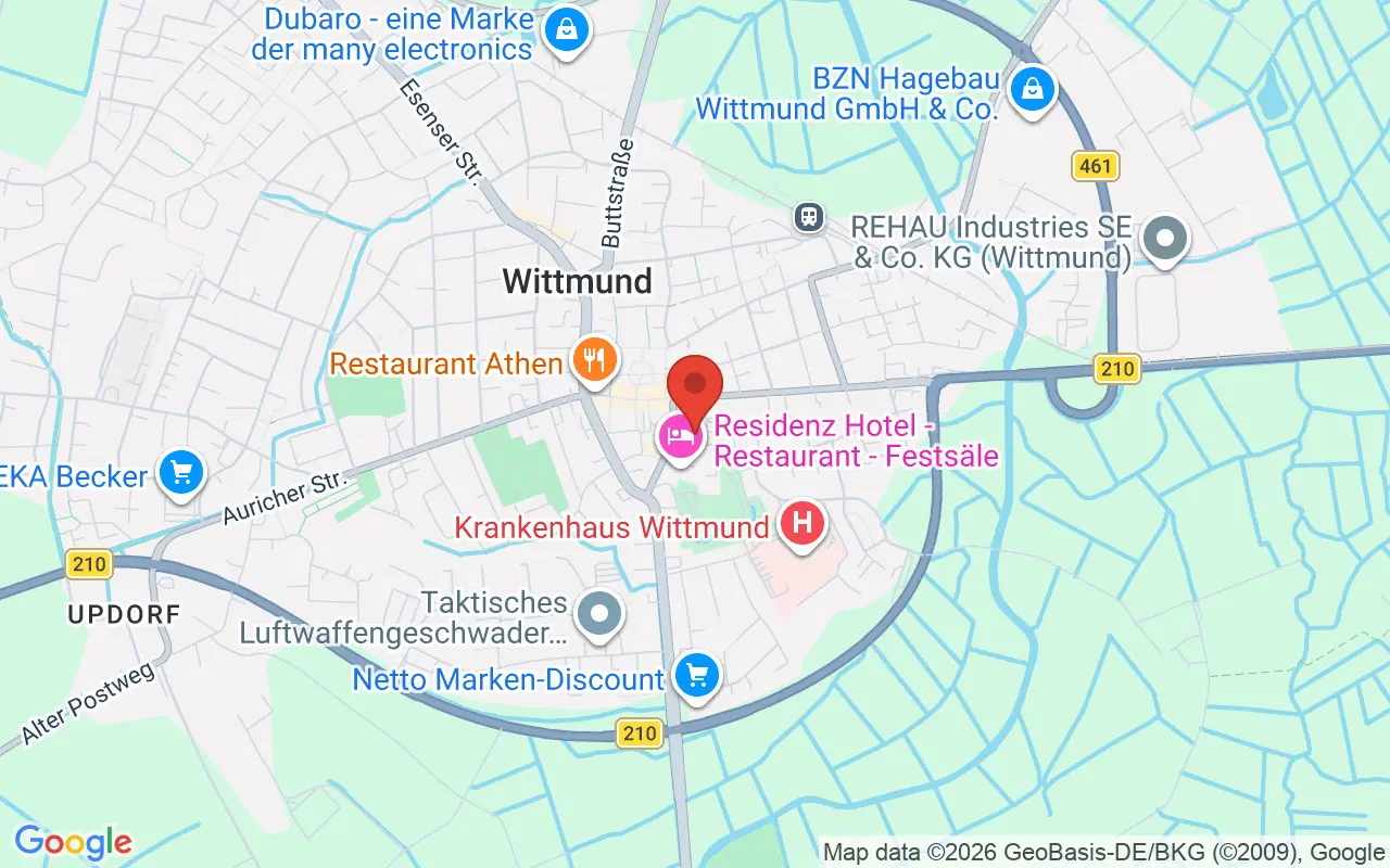 Zulassungsstelle Wittmund auf der Karte