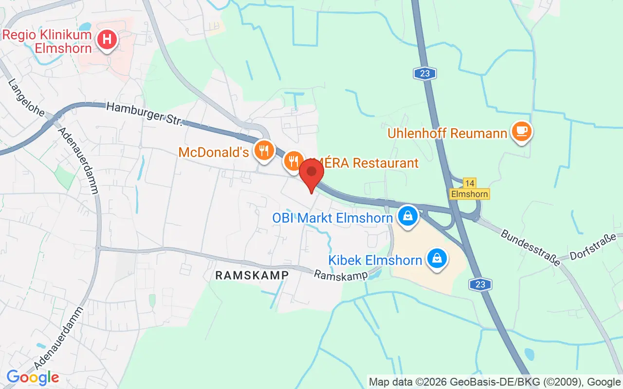 Zulassungsstelle Pinneberg auf der Karte