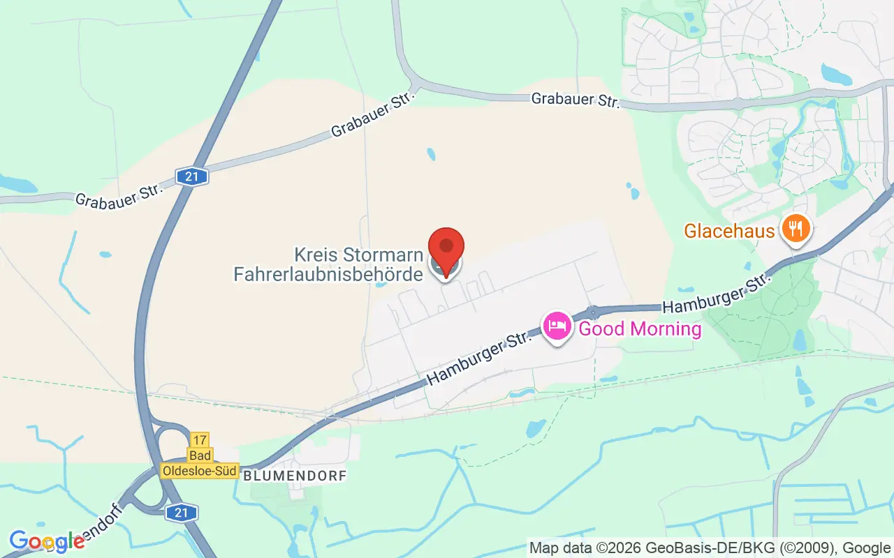 Zulassungsstelle Stormarn auf der Karte