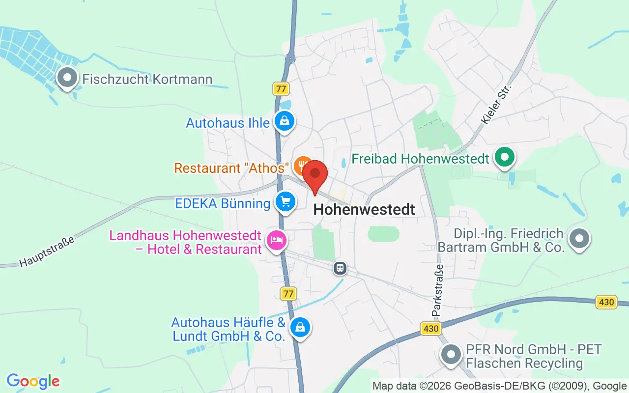 Zulassungsstelle Hohenwestedt auf der Karte
