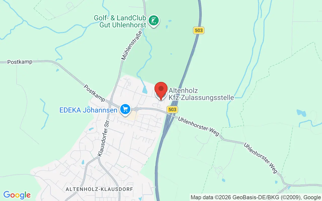 Zulassungsstelle Altenholz auf der Karte
