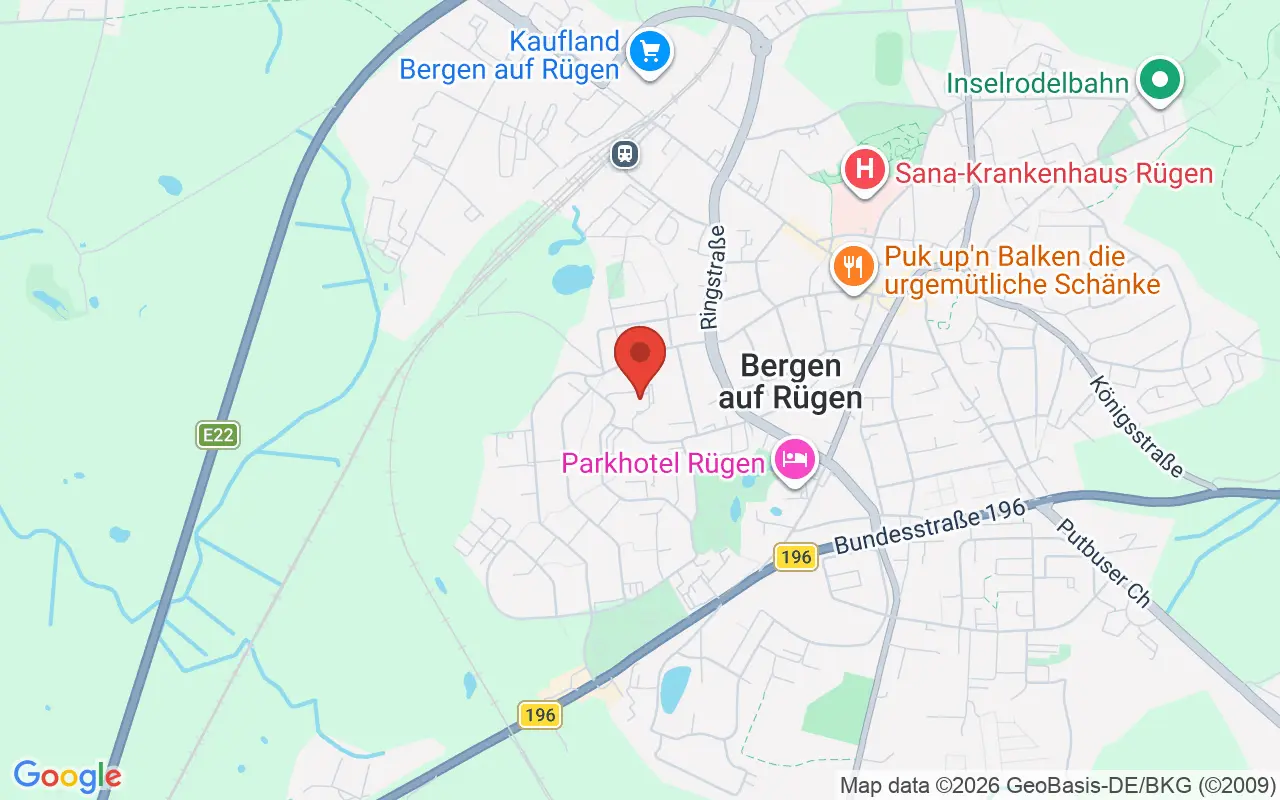 Zulassungsstelle Bergen auf Rügen auf der Karte