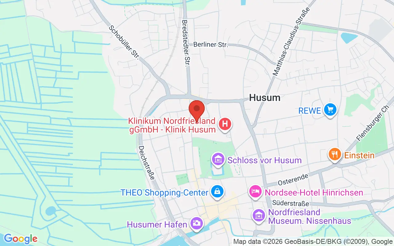 Zulassungsstelle Husum auf der Karte